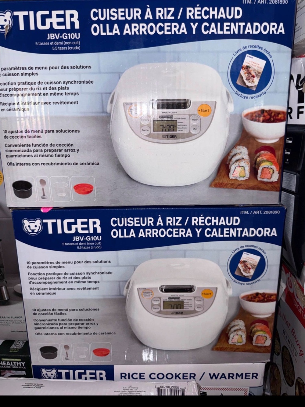 JBV-G10U White Rice Cooker & Warmer